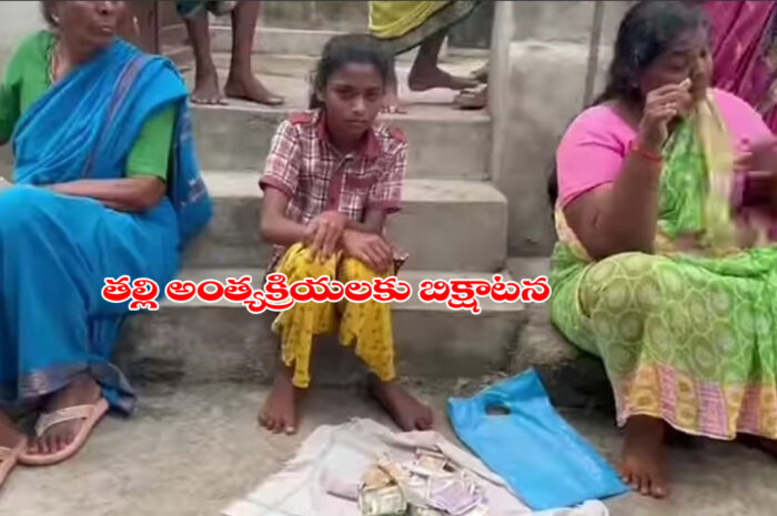 Humanity: తల్లి అంత్యక్రియల కోసం బిక్షాటన