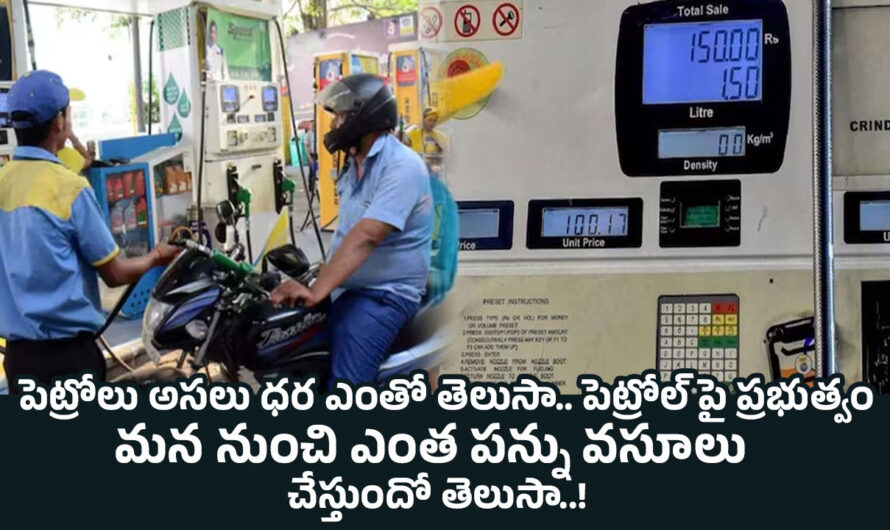 Petrol And Diesel Prices: పెట్రోలు అసలు ధర ఎంతో తెలుసా.. పెట్రోల్ పై ప్రభుత్వం మన నుంచి ఎంత పన్ను వసూలు చేస్తుందో తెలుసా